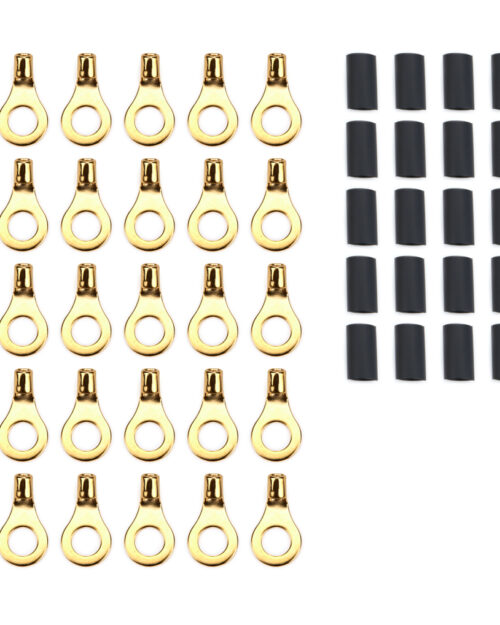 Ring Terminal 5/16in 10- 12 Ga w/Heat Shrink 50pk