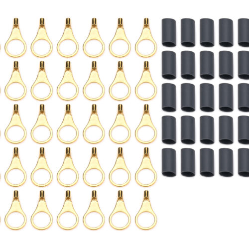 Ring Terminal 3/8in 18- 22 Ga w/Heat Shrink 50pk