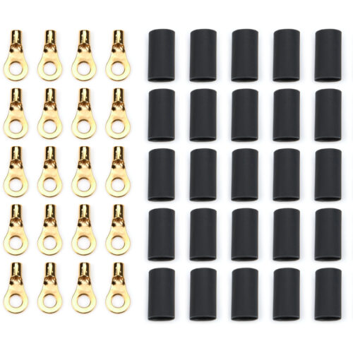 Ring Terminal #8 14-16 Ga w/Heat Shrink 50pk