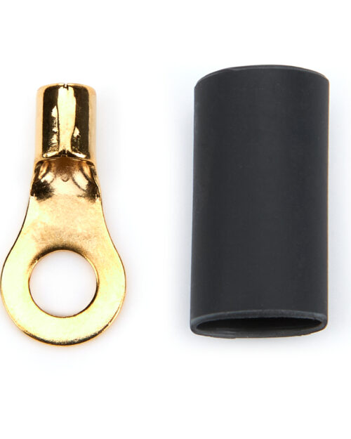 Ring Terminal #8 14-16 GA. Pair w/Heat Shrink