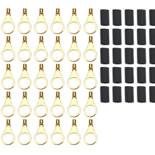 Ring Terminal 3/8in 14- 16 Ga w/Heat Shrink 50pk