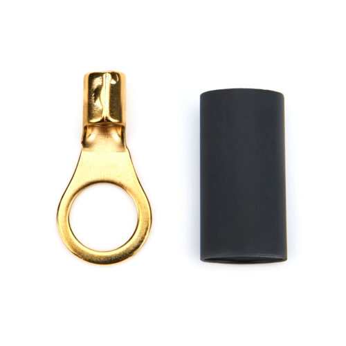 Ring Terminal 3/8 8-10 GA. Pair w/Heat Shrink
