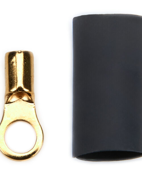 Ring Terminal #6 16-22 GA. Pair w/Heat Shrink