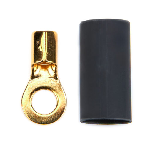 Ring Terminal 1/4 8 GA. Pair w/Heat Shrink