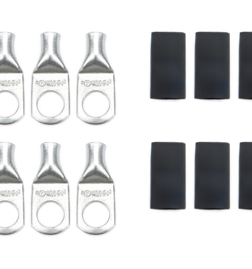 Ring Terminal 3/8in 8 Ga w/Heat Shrink 20pk