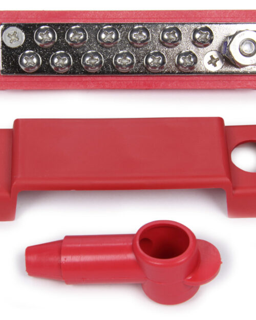 Red Terminal Buss Bar w/Covers