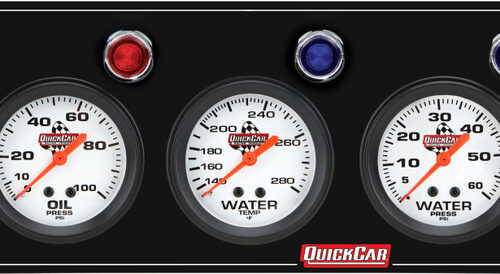 3 Gauge Panel OP/WT/WP Black
