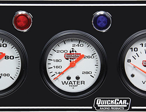 3 Gauge Panel OP/WT/Volt Black