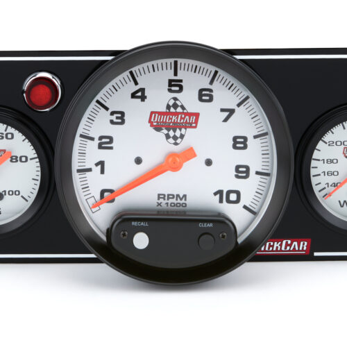 2-1 Gauge Panel OP/WT w/ 5in Tach Black