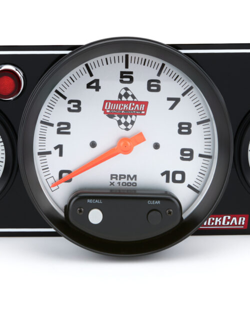 2-1 Gauge Panel OP/WT w/ 5in Tach Black