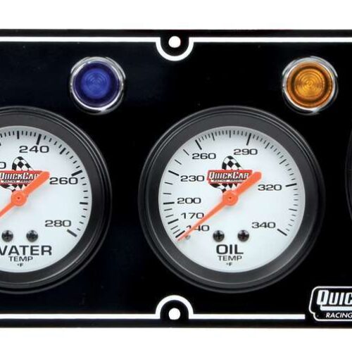 3-1 Gauge Panel OP/WT/OT w/5in Tach Black