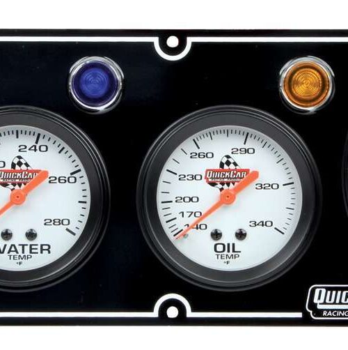 3-1 Gauge Panel OP/WT/OT w/5in Tach Black