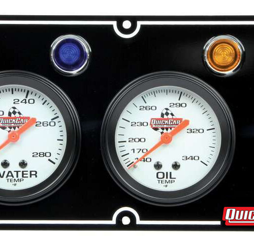 3-1 Gauge Panel OP/WT/OT w/3-3/8in Tach Black