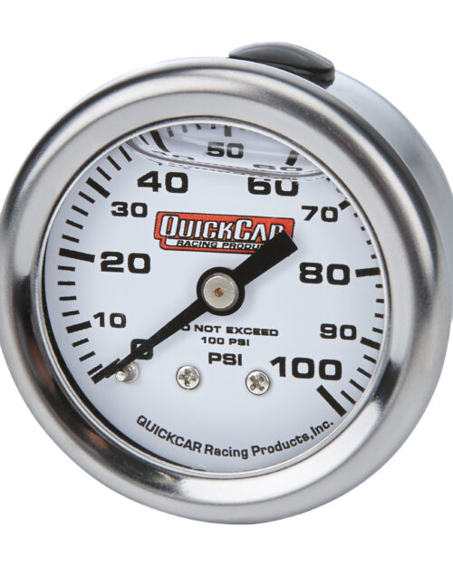 Pressure Gauge 0-100 PSI 1.5in Liquid Filled