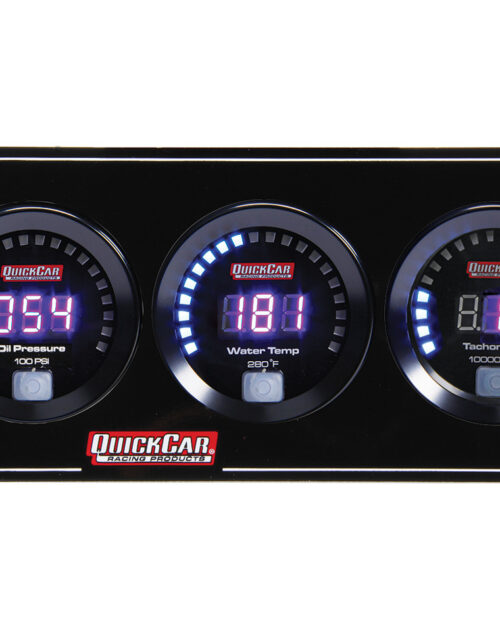 Digital 2-1 Gauge Panel OP/WT w/Tach