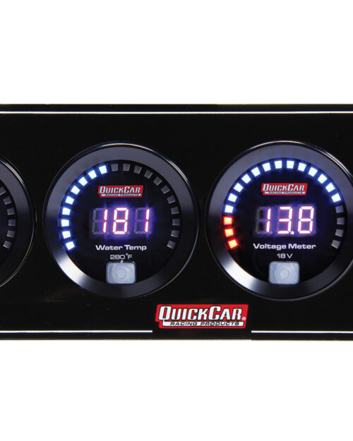 Digital 3-1 Gauge Panel OP/WT/Volt w/Tach