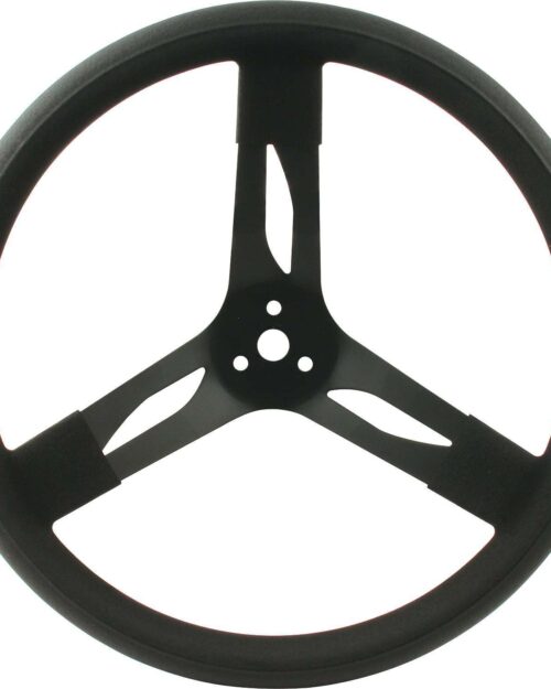 15in Steering Wheel Stl Black
