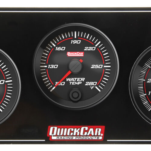 Redline 2-1 Gauge Panel OP/WT w/Recall Tach
