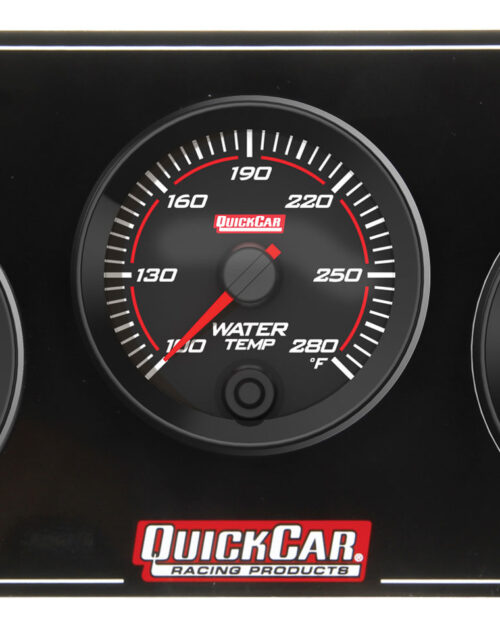 Redline 2-1 Gauge Panel OP/WT w/Recall Tach