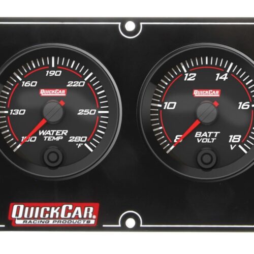 Redline 3-1 Gauge Panel OP/WT/Volt w/2-5/8in Tac