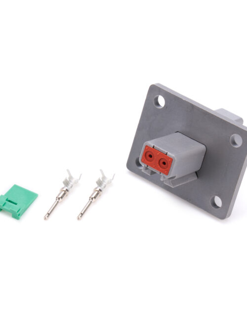 Plug Deutsch 2 Pin Receptacle w/Flange