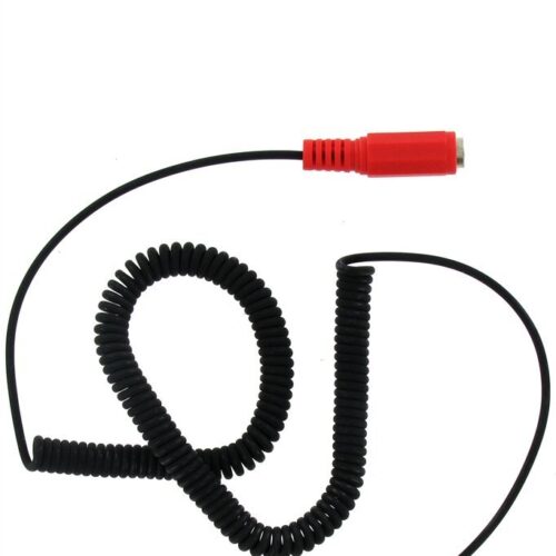Adapter Cable 1/8in Male 1/8in Female Coil Cord