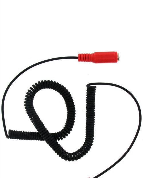 Adapter Cable 1/8in Male 1/8in Female Coil Cord