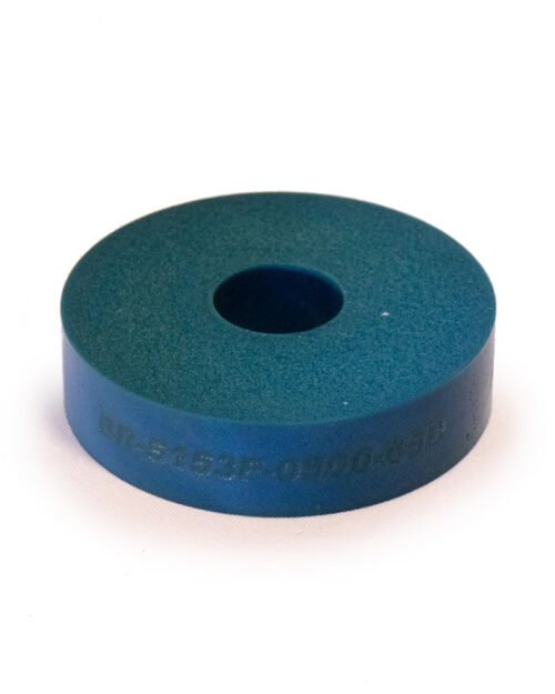 Bump Rubber .500in Thick 2in OD x .50in ID Blue