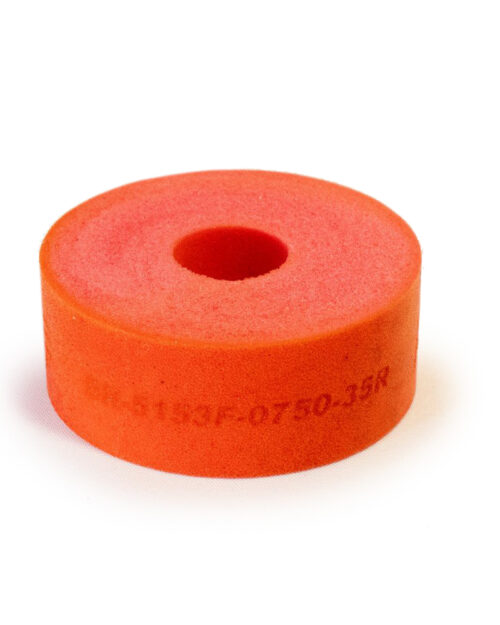 Bump Rubber .750in Thick 2in OD x .50in ID Red