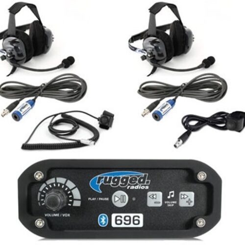Intercom System 2 Person w/Headsets Bluetooth