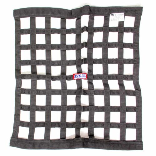 Ribbon Window Net 24x24 Black SFI