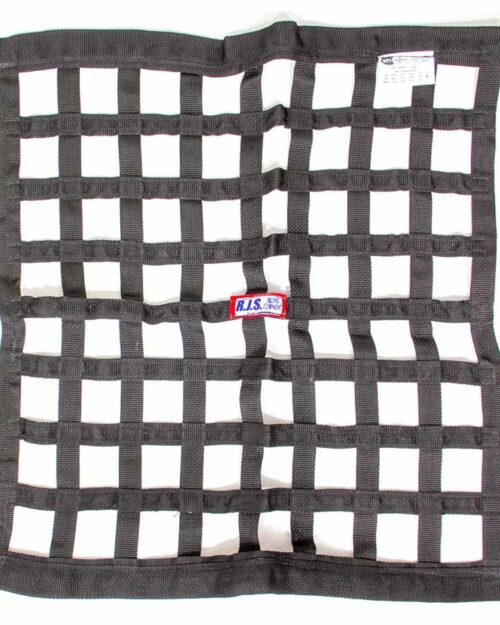 Ribbon Window Net 24x24 Black SFI