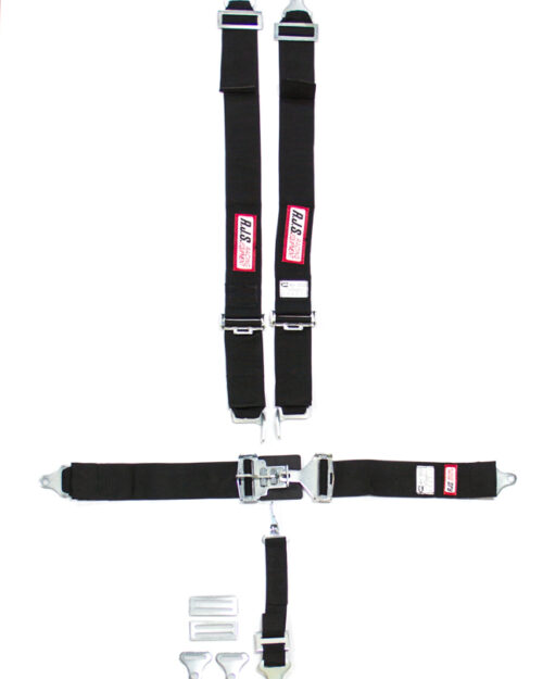 5-Pt Harness System BK Ind Bolt In Mt 2in Sub