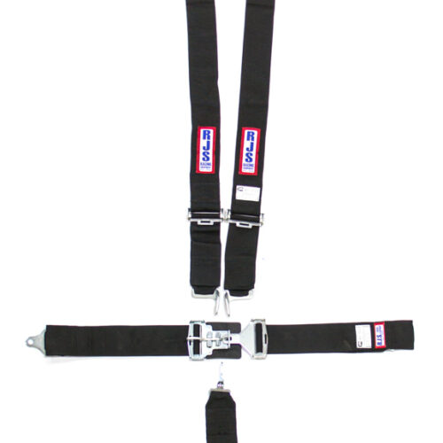 5-Pt Harness System BK Ind Bolt In Mt 3in Sub