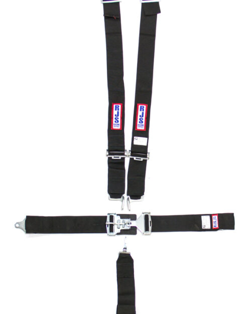 5-Pt Harness System BK Ind Bolt In Mt 3in Sub