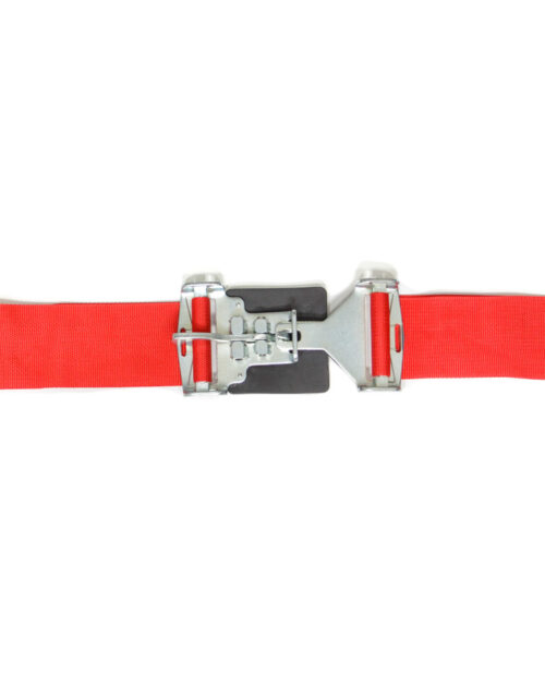 3in Lap Belt Red