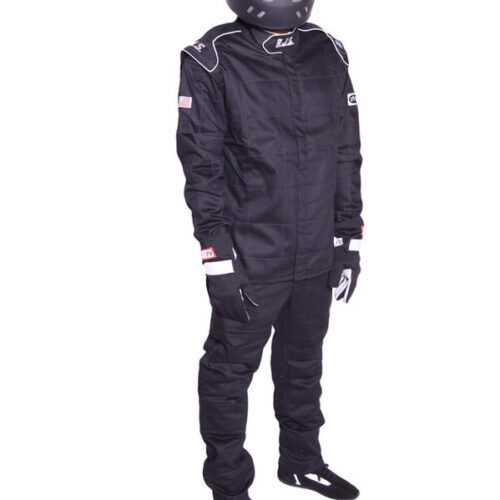 Pants Black Large SFI-1 FR Cotton