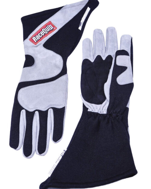 Gloves Outseam Black/ Gray Medium SFI-5