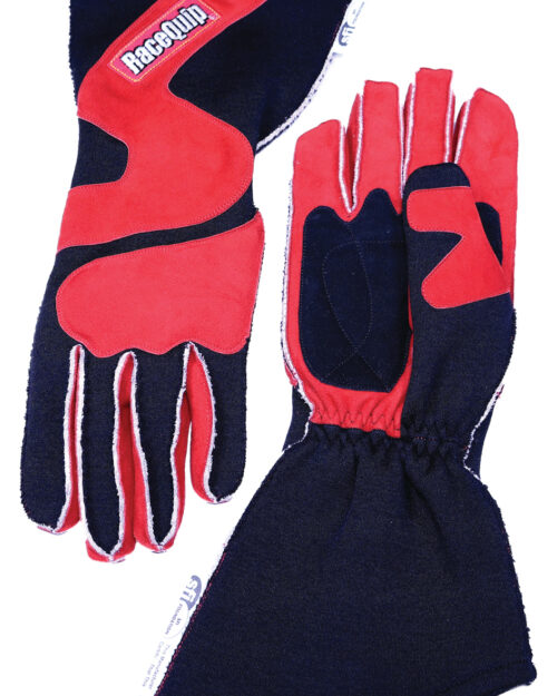 Gloves Outseam Black/Red Large SFI-5