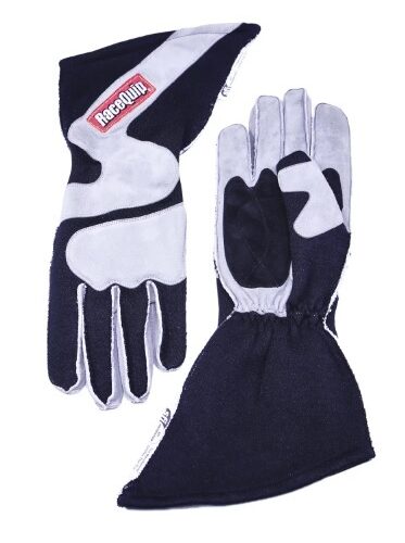Gloves Outseam Black/ Gray Medium SFI-5