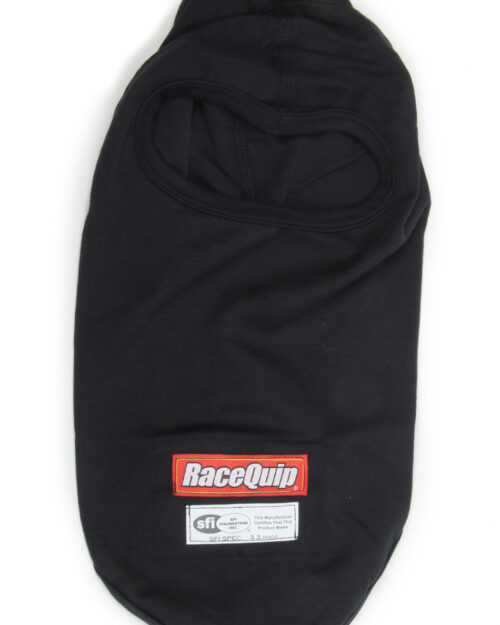 Headsock FR Black Single Layer SFI 3.3