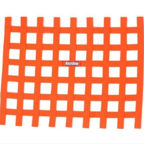 Ribbon Window Net Orange Non-SFI 18in x 24in