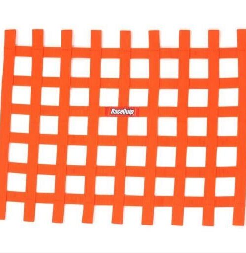 Ribbon Window Net Orange Non-SFI 18in x 24in