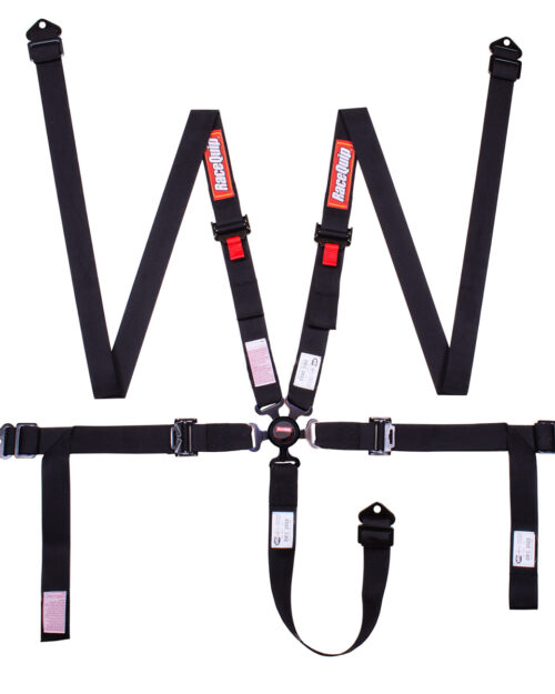 Harness 5pt Cam 2in P/D Lap Black SFI 16.1