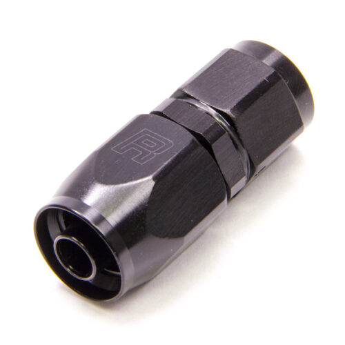 #6 Str Hose End Black