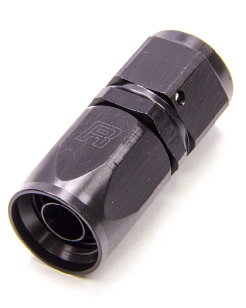 #8 Str Hose End Black