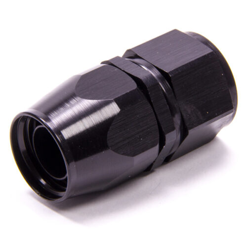 #12 Str Hose End Black