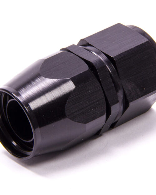 #12 Str Hose End Black