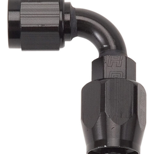 #10 90 Deg Hose End Black