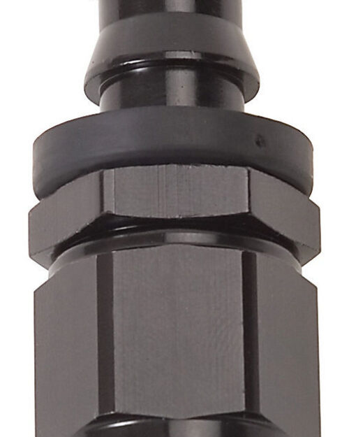 Twist-Lok Hose End #4 Str Black
